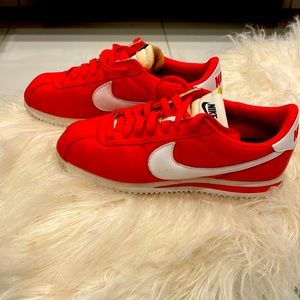 Classic red Nike shoes